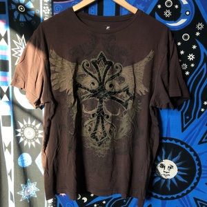 Brown Cross & Wings 2000’s T